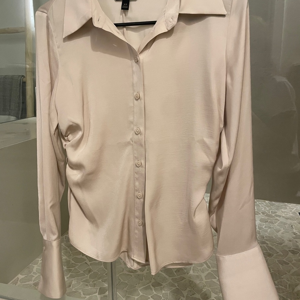 Banana Republic Light Pink Button-Down Shirt